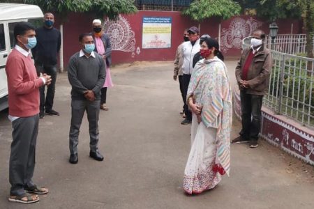 5T Secretary VK Pandian visits Schools in Bhubaneswar