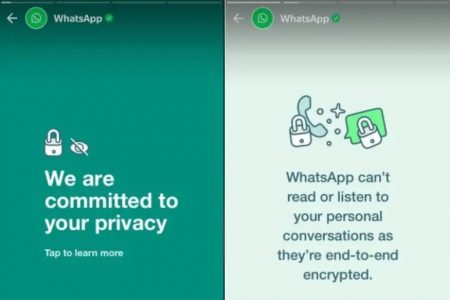WhatsApp clarified its privacy policy by putting a status