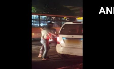Woman seen hit, forcibly pushed into cab in Delhi
