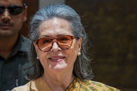 Sonia Gandhi re-elected as Congress Parliamentary Party chairperson