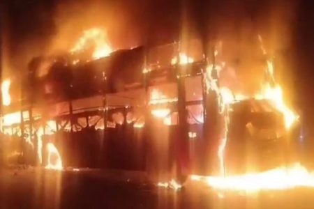 Plastic bag factory catches fire in Uttar Pradesh, 20 fire brigades deployed