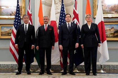 Quad ministers oppose any unilateral actions seeking to change status quo by force