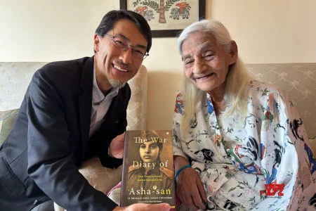 Japanese Ambassador Meets 97-Year-Old Freedom Fighter Asha Sahay In Patna
