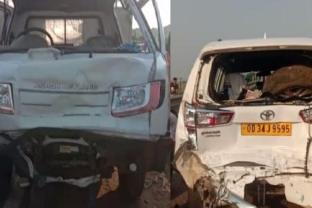Assistant Collector Khorda meets with road accident in Jajpur, critical