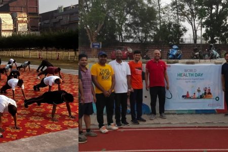 AM/NS India observes World Health Day