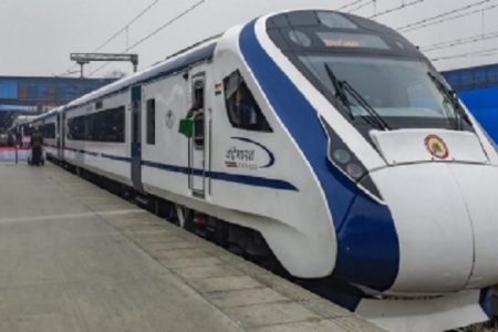 Trial run of Vande Bharat train conducted on Katra-Sangaldan link